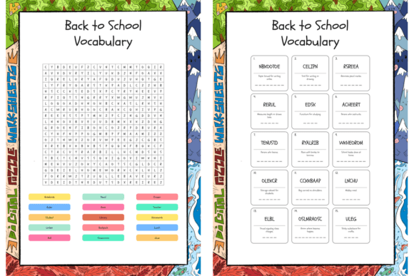 Back to School Vocabulary Word Search Puzzles: A Practical Toolkit for Early Learning