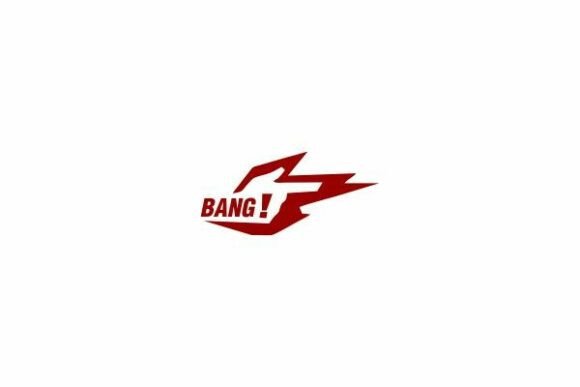 Bang Gun Hand Gesture Action Mascot Logo