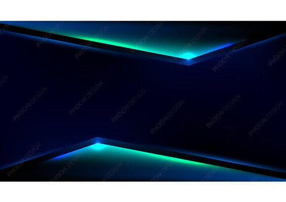 Futuristic Blue Geometric Background for Modern Gaming and Technology Banners
