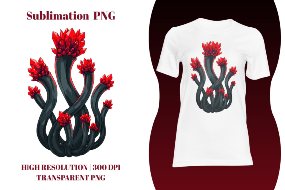 Gothic Ruby Neon Hydrothermal Tube Worms