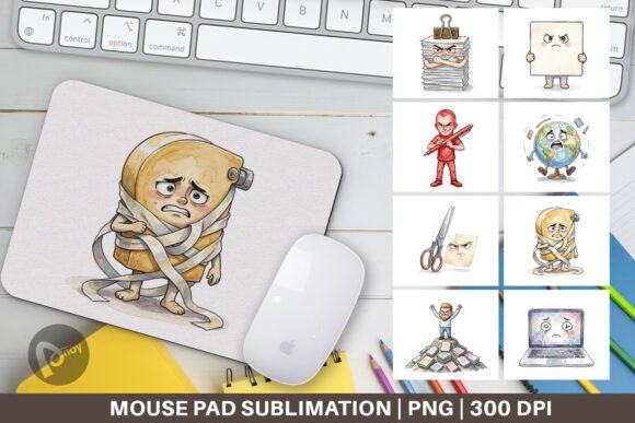 How a Watercolor Moody School Supply Mouse Pad Transforms Your Desk into a Creative Command Center