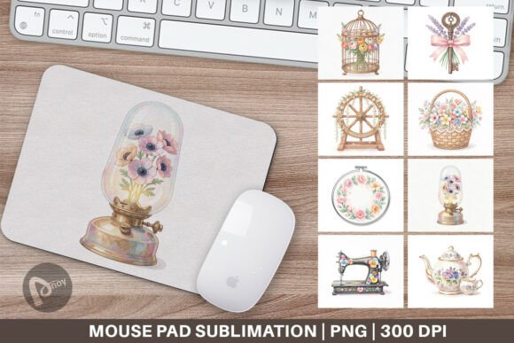 Vintage Floral Tools Mouse Pad PNG: Why This Design Stands Out for Your Desk Setup