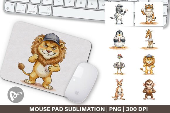 Watercolor Baseball Pitcher Mouse Pad: A Creative Desk Upgrade for Productivity and Comfort