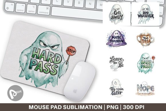 Why a Sarcastic Ghost Halloween Mouse Pad PNG Belongs on Your Desk Year-Round